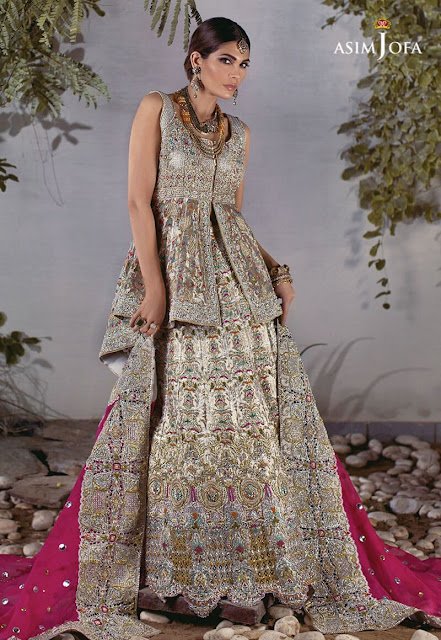 Asim Jofa bridal Open shirt dress
