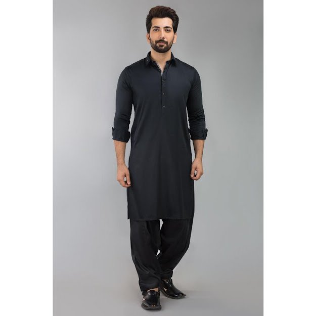 Gul Ahmed Black bsic fashion suits