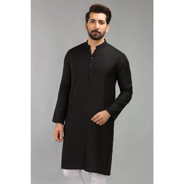 Gul Ahmed Bsic Men's kurta cpllection