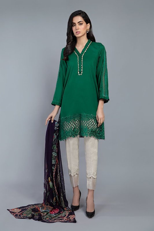 Maria B Green Suits summer lawn collection