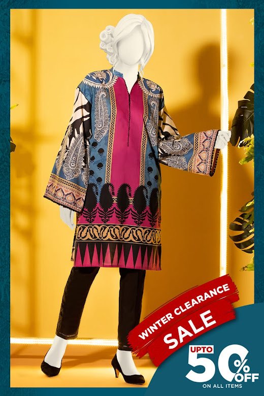 J. junaid jamshed kurti sale collection