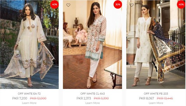 Ideas By Gul-Ahmed women Online sale 2020 up-to 50% off