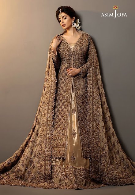 New latest Asim Jofa Bridal dresses collection