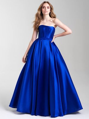 Strapless Prom Dresses madison James Royal Color