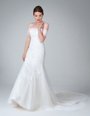 winona- a soft blush ivory color wedding dress