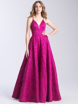 Sweetheart Prom Dress Madison James Fuchsia color