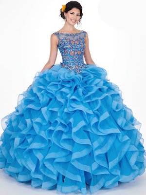 Off The Shoulder Mary's quinceanera Ball Gown Periwinkle/Multi dress