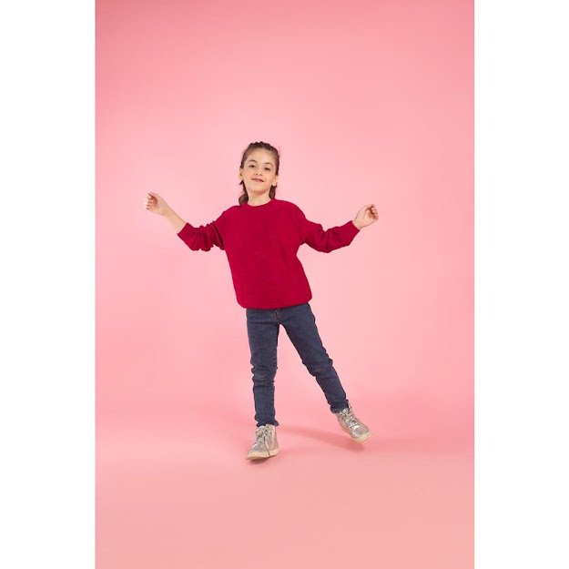 kids winter collection hot pink sweater