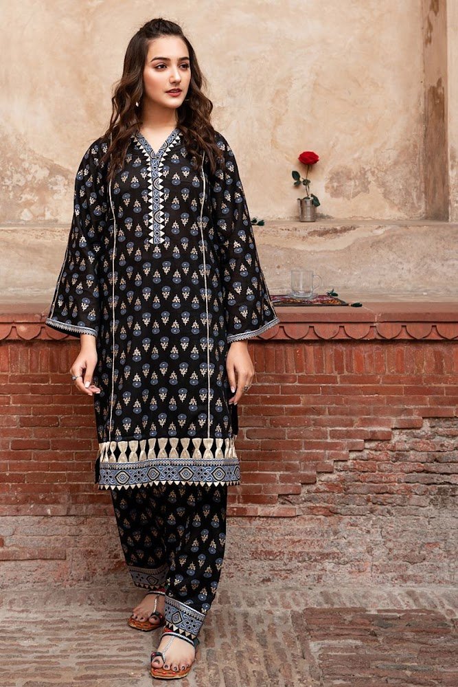 Gul Ahmed Black Suit Summer Collection