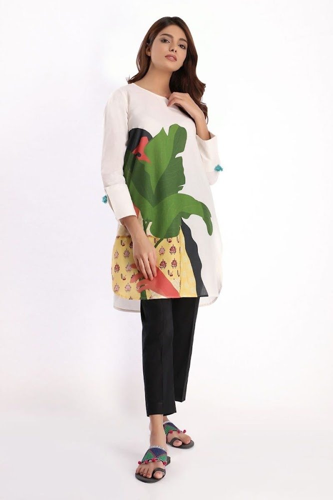 Khaadi pret summer collection printed kurta