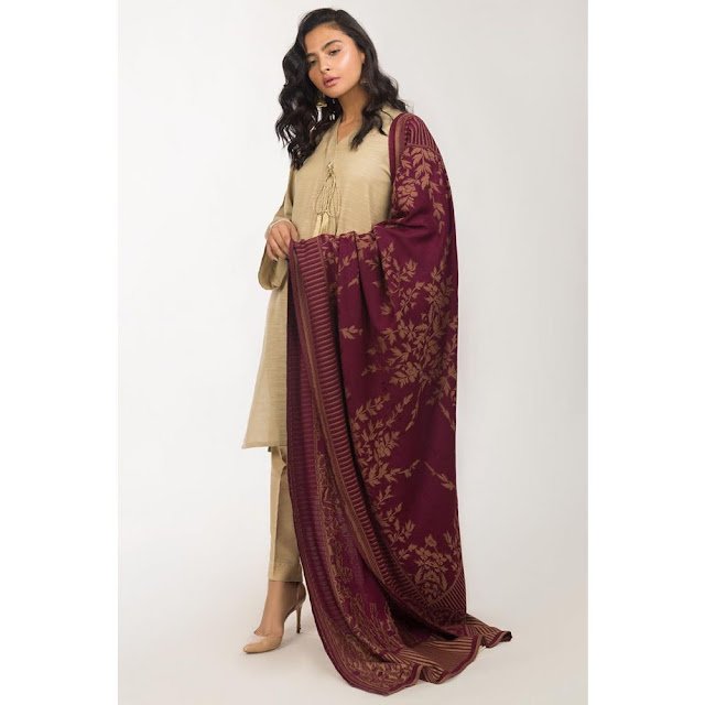 Ready to wear beige color viscose suit winter collection