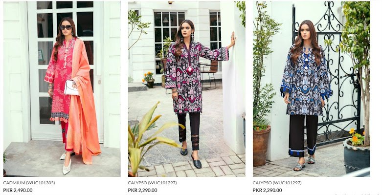 Ethnic by Outfitters Unstitched Summer Collection