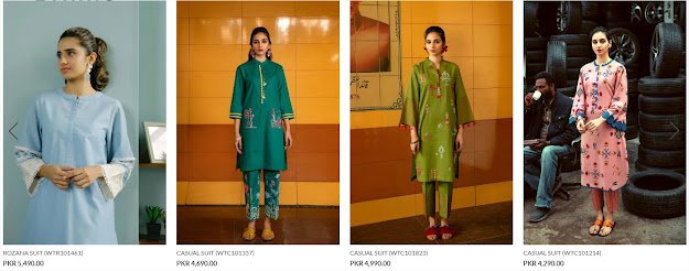 Ethnic by outfitters ready to wear summer collection