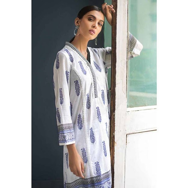 Gul Ahmed Black & White Printed shirts unstitched collection