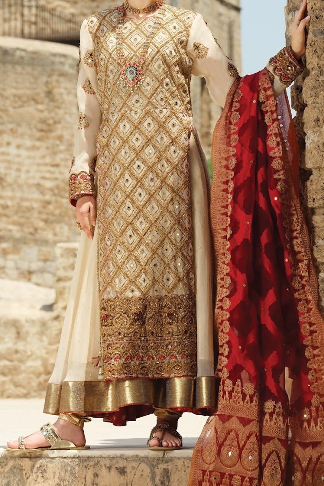 Almirah off white Color Banarsi suit party wear collection 2020