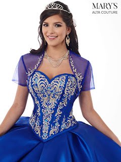 Royal/Blue Ball Gown Dress Front Design