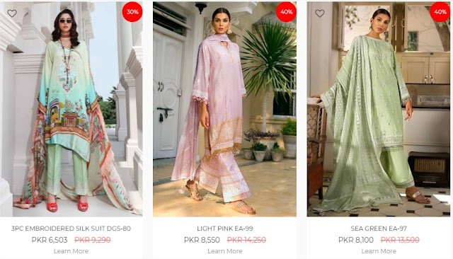 Ideas By Gul Ahmed online sale up-to 50% off