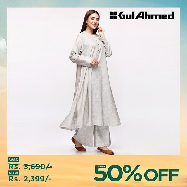 Gul Ahmed Women Sale unstitched summer collection
