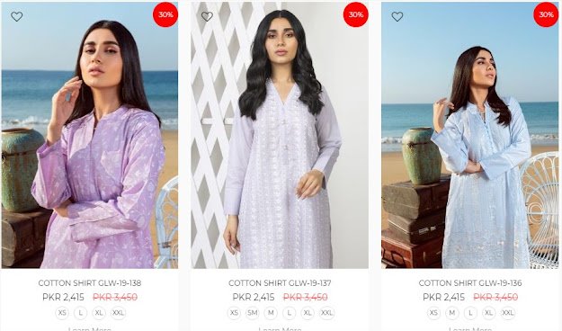 Gul Ahmed Eid sale pret collection