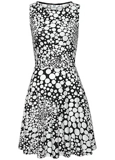 Black Cotton Printed Beachtime Dress design