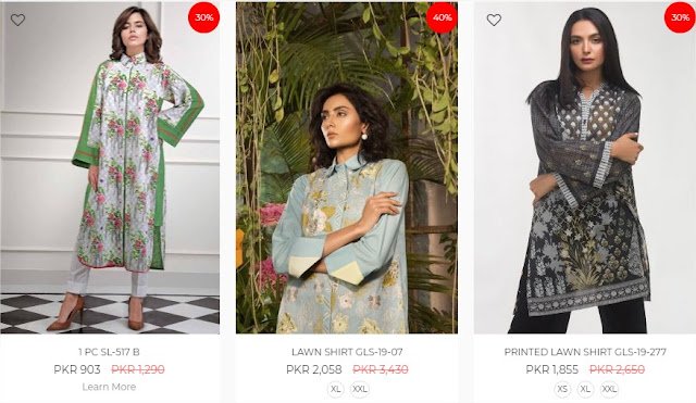 Ideas By Gul Ahmed pret Collection online sale 2020 up-to 50% off
