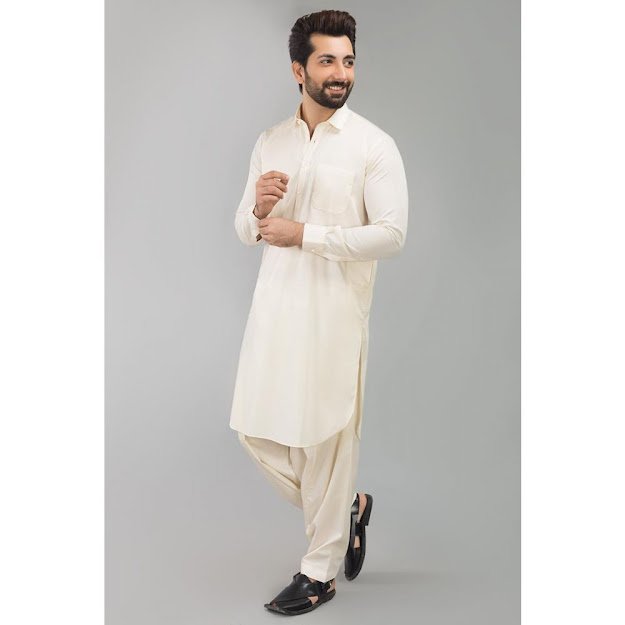 Gul Ahmed Cream bsic suits