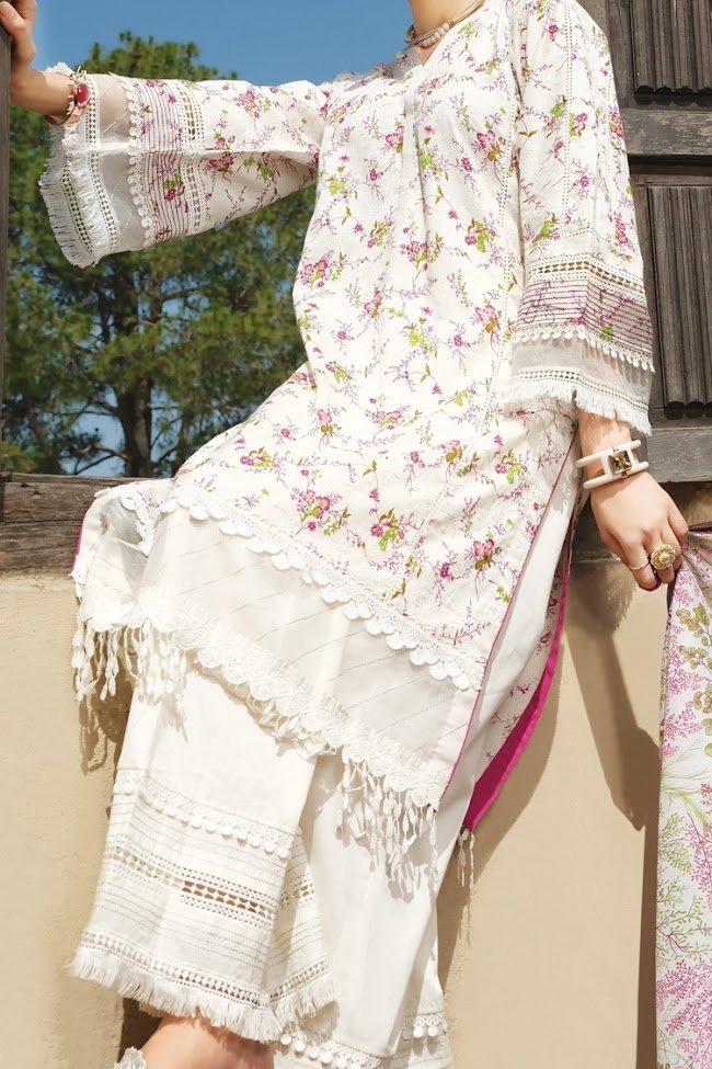 Almirah narural color 3 pc suit Ed-ul-Adha collection