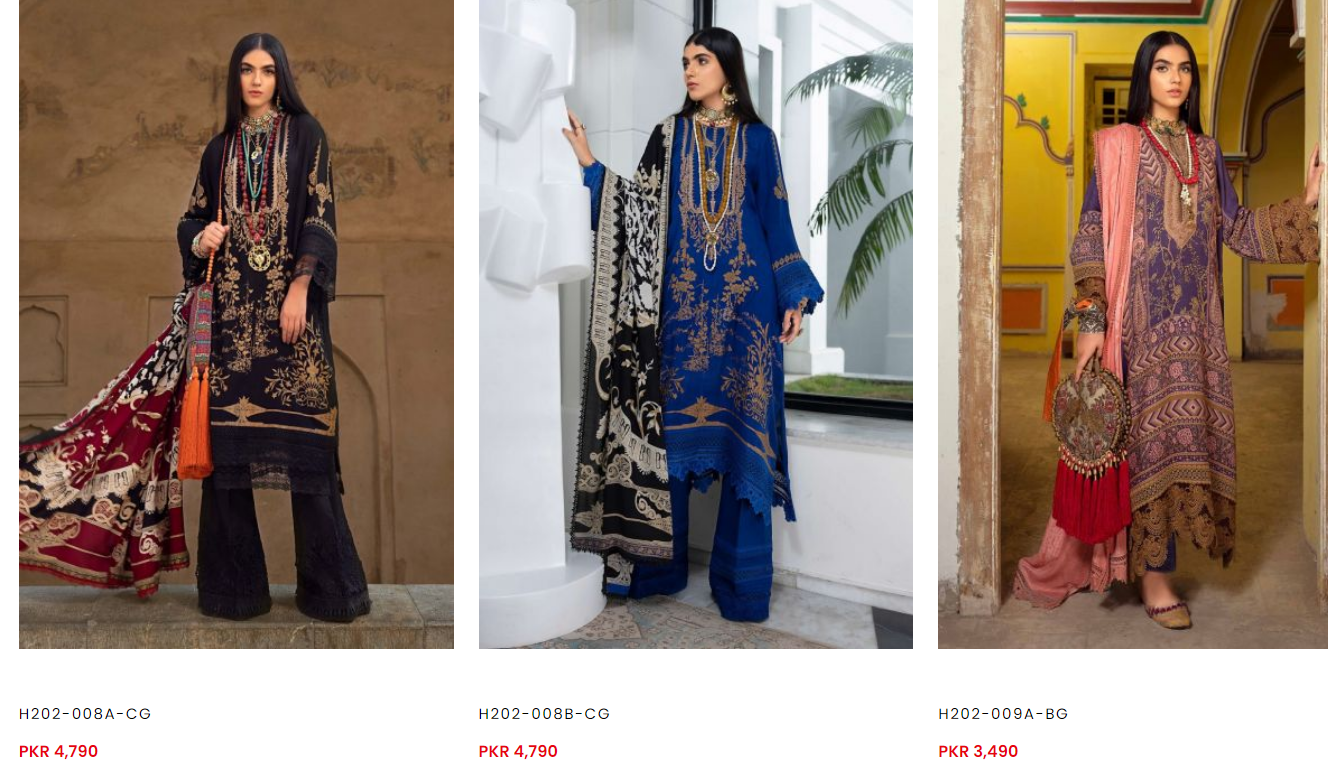 Sana Safinaz winter dresses collection iv