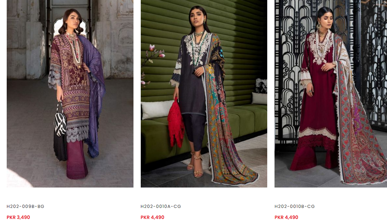 Sana Safinaz winter dresses collection v