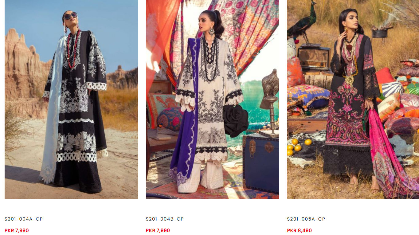 Sana Safinaz Shalwl dresses winter collection 1