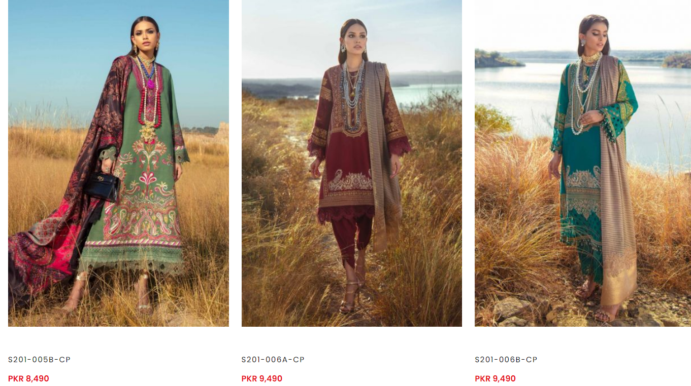 Sana Safinaz Shalwl dresses winter collection 2